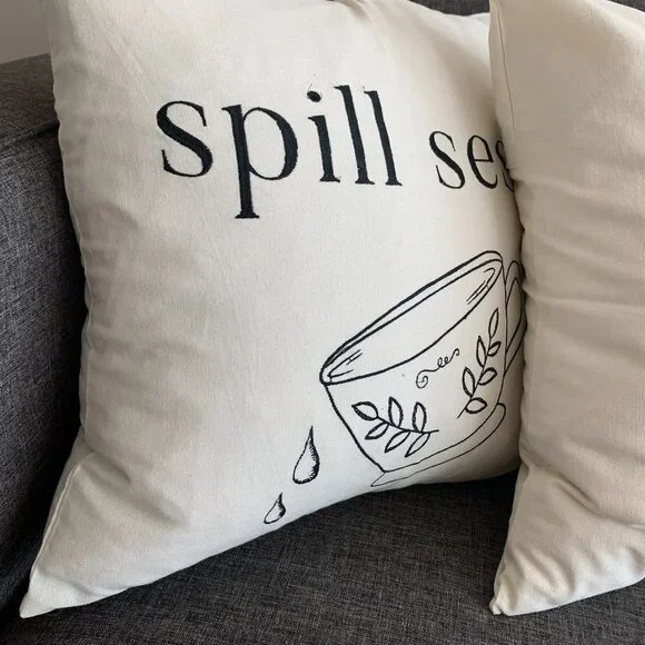 NEW Set of 2 Cotton Pillow Shams Printed - Picture 3 of 15